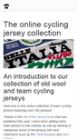 Mobile Screenshot of cycling-jersey-collection.com